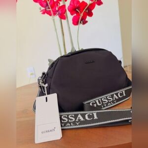 Gussaci Black Crossbody Bag